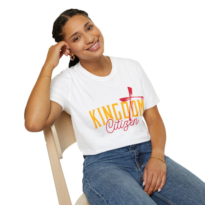 Kingdom Citizen Unisex Softstyle T-Shirt - Faith-Inspired Graphic Tee