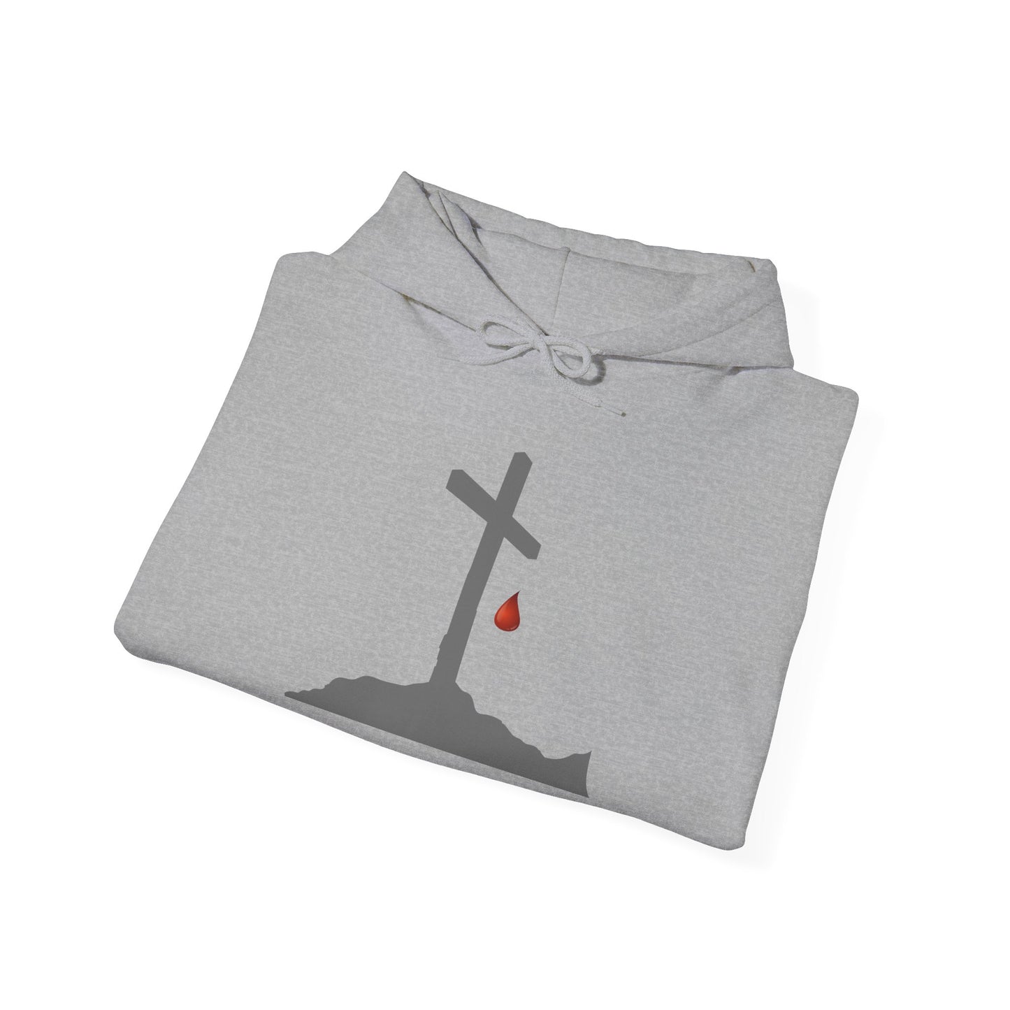 Faith-Inspired Unisex Hoodie with Cross Design
