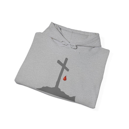 Faith-Inspired Unisex Hoodie with Cross Design
