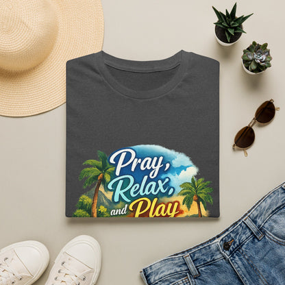 Pray, Relax & Play Beach T-Shirt