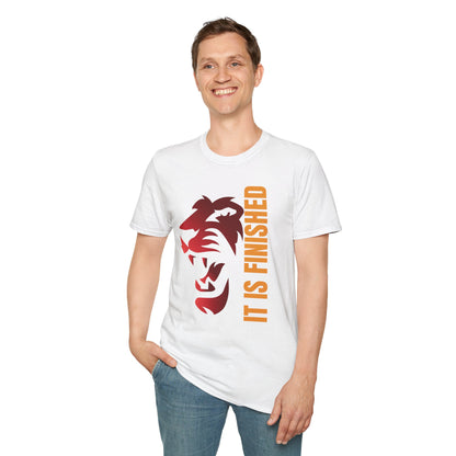 Unisex Softstyle T-Shirt - 'It Is Finished' Motivational Tee for Inspiration and Faith