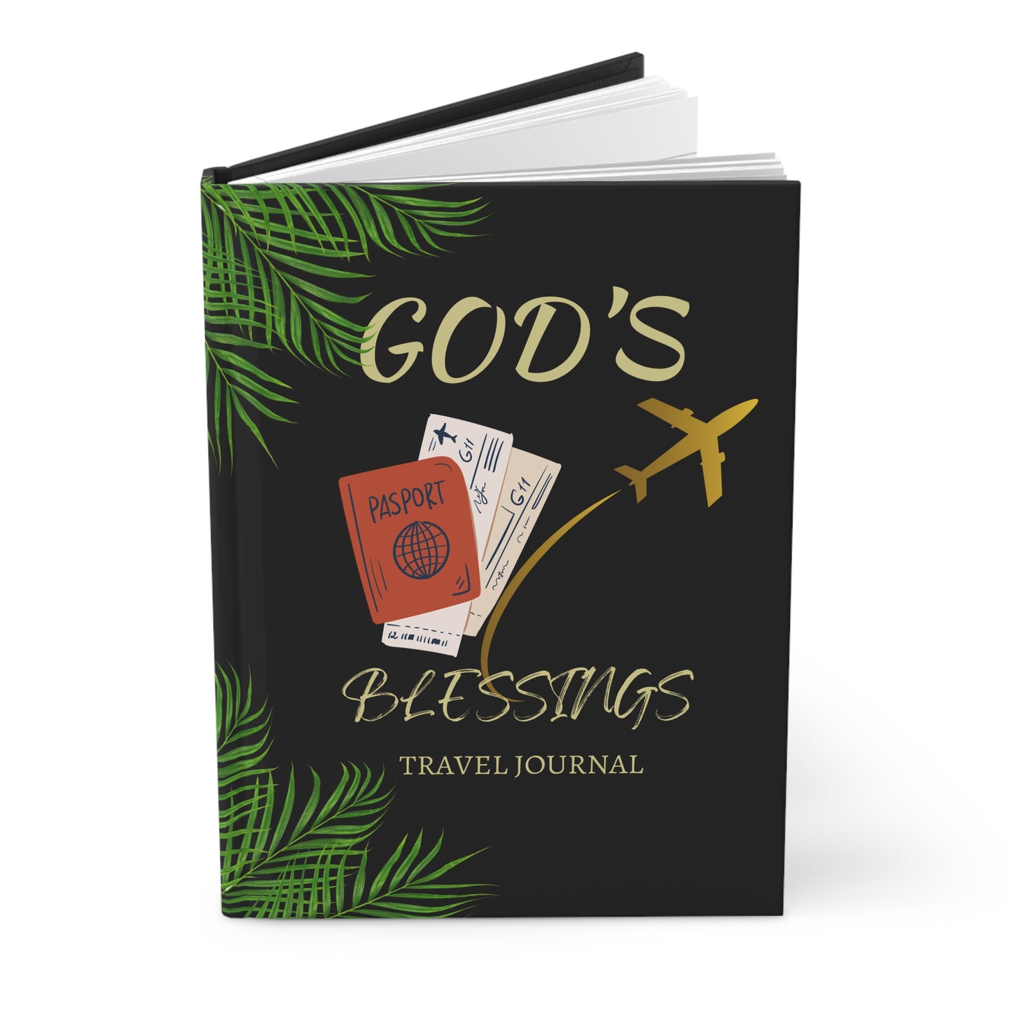 God's Blessings Travel Journal - Hardcover Matte | Perfect for Adventurers & Faith Seekers