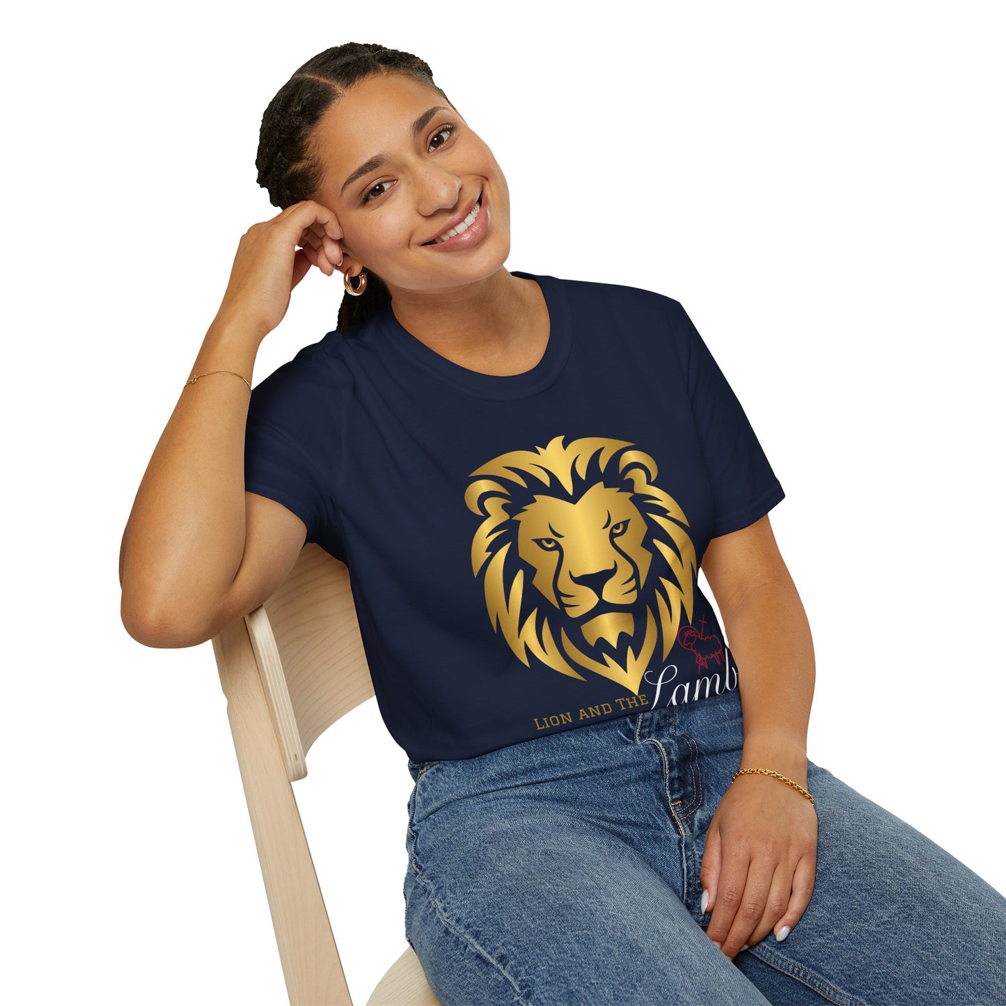 Bold Lion Graphic Unisex T-Shirt - Fierce Style for Animal Lovers