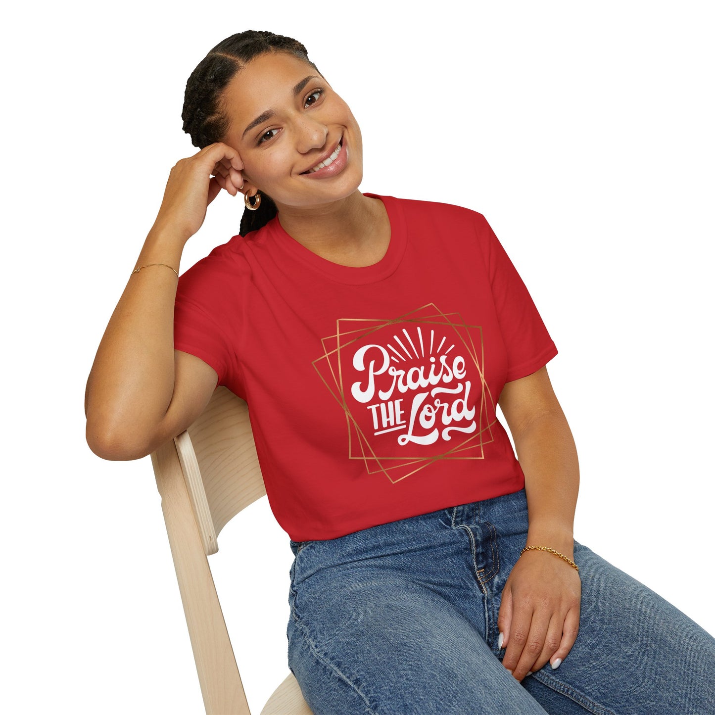Praise the Lord Unisex Softstyle T-Shirt - Faith-Inspired Apparel for Everyday Wear