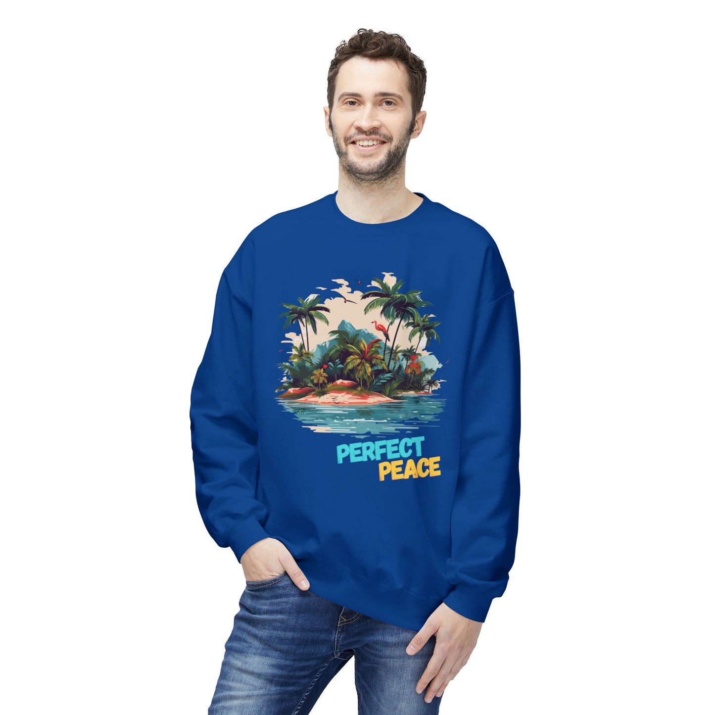 Perfect Peace Tropical Crewneck Sweatshirt