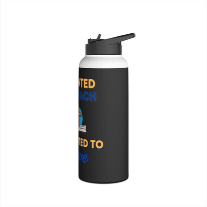 Anointed to Preach • Stainless Steel Water Bottle – Appointed to Serve (Christian Faith Design)
