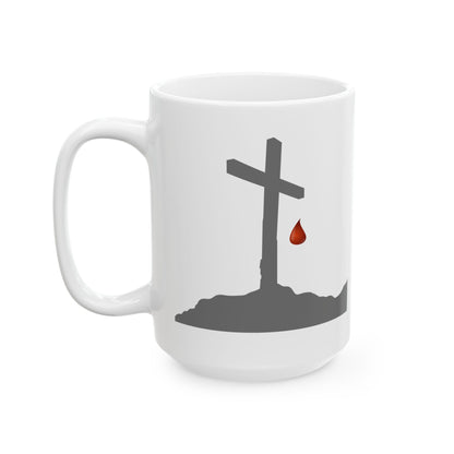 ' The Blood' Artistic Ceramic Mug - Unique Design for Coffee Lovers