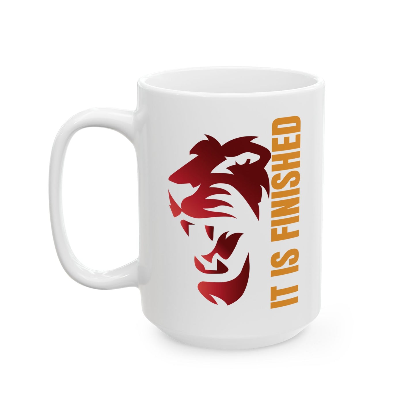 Inspirational Ceramic Mug - "It's Finished" - Perfect Gift for Coffee Lovers and Motivational Moments