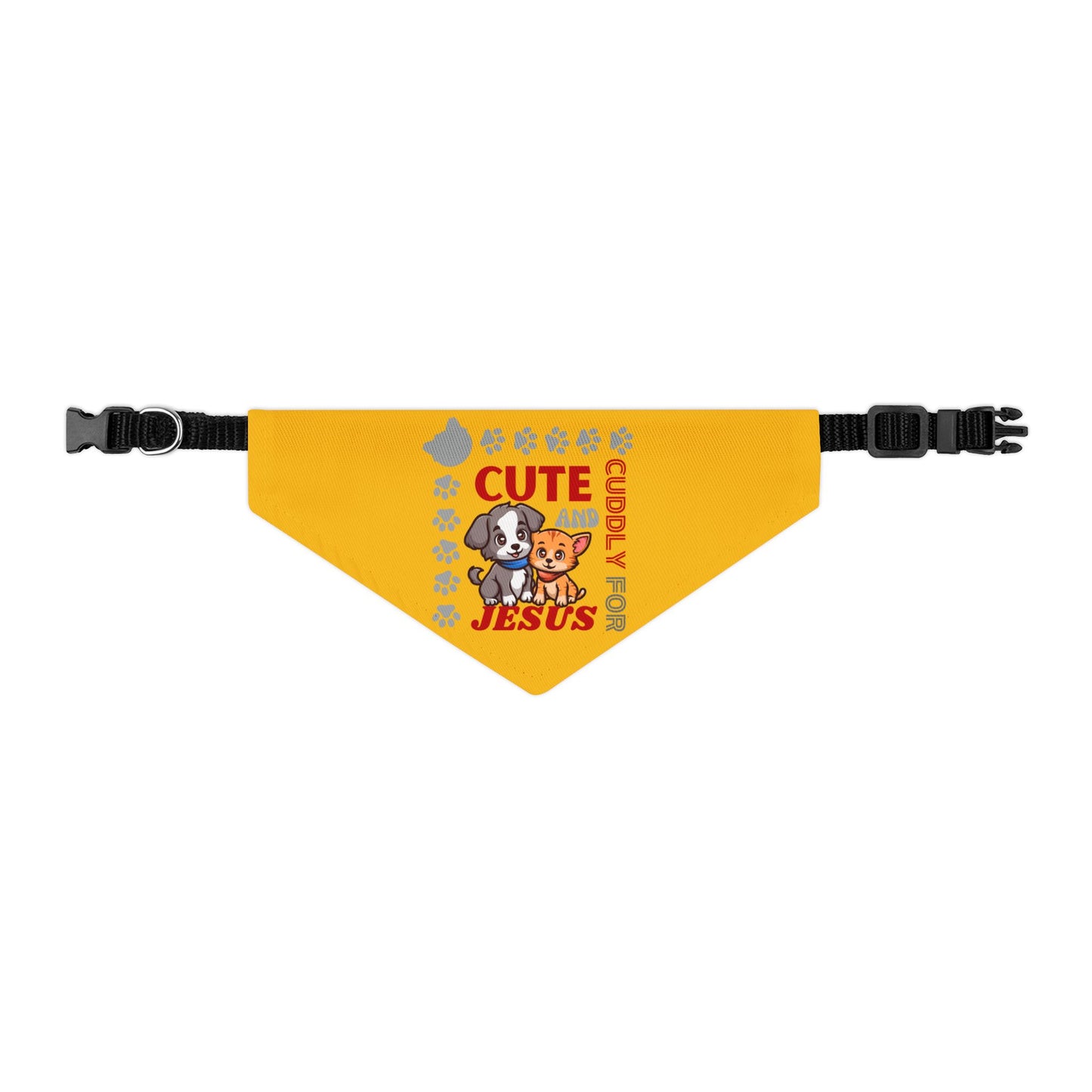 Cute and Cuddly for Jesus Pet Bandana Collar for Dogs - Stylish Accessory for Pet Lovers