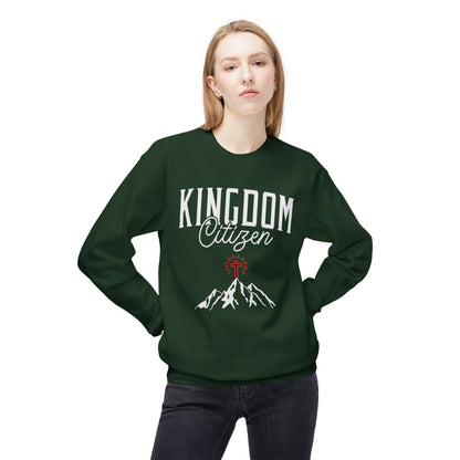 Kingdom Citizen Crewneck Sweatshirt — Faith Mountain Graphic