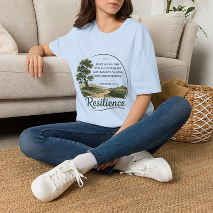 Resilience Bible Verse T‑Shirt — Proverbs 3:5-6 Inspirational Faith Tee