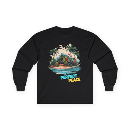 Perfect Peace Long Sleeve Tee for Relaxation Lovers