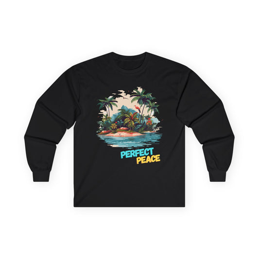 Perfect Peace Long Sleeve Tee for Relaxation Lovers