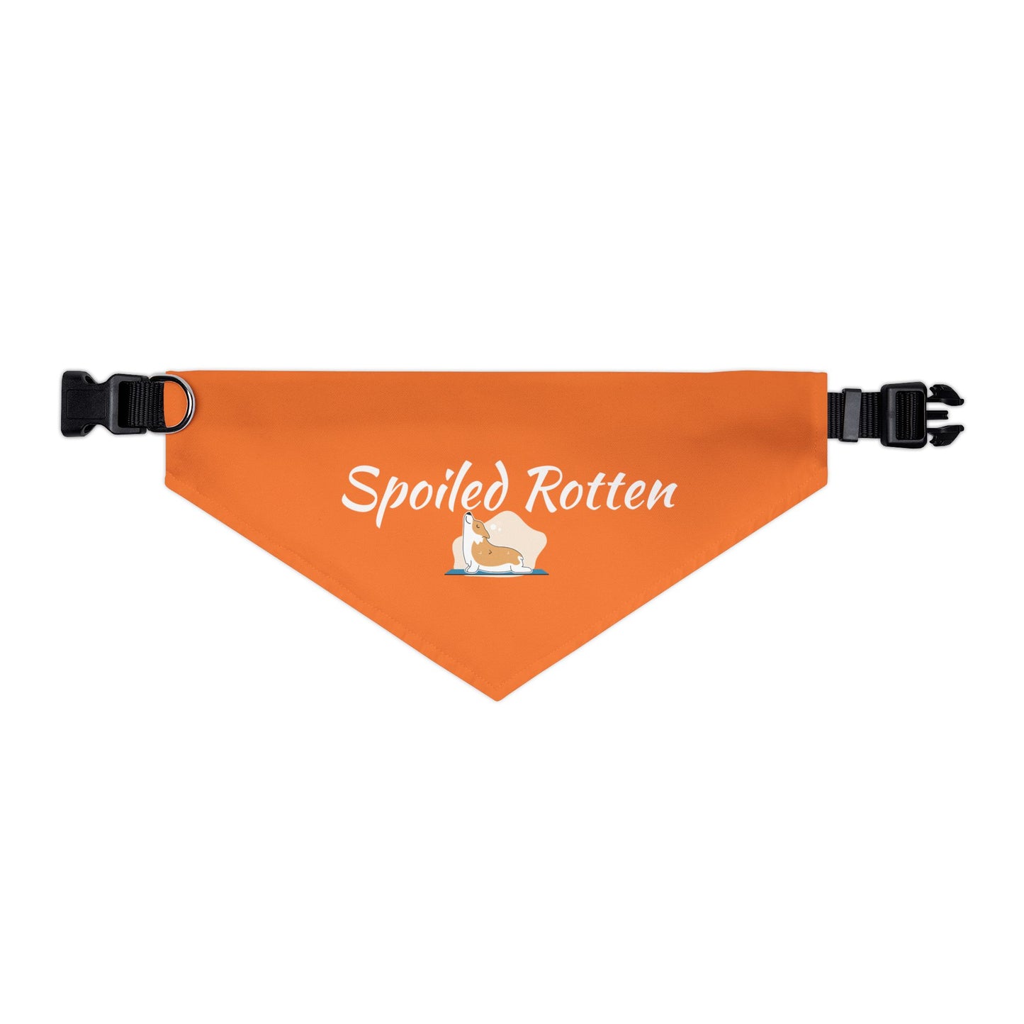 Spoiled Rotten Pet Bandana Collar - Cute Dog Accessory for Spoiled Pets