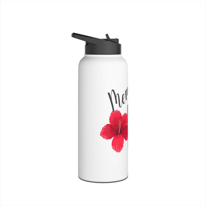 Member of the Mom Club Stainless Steel Water Bottle — Floral Mom Gift