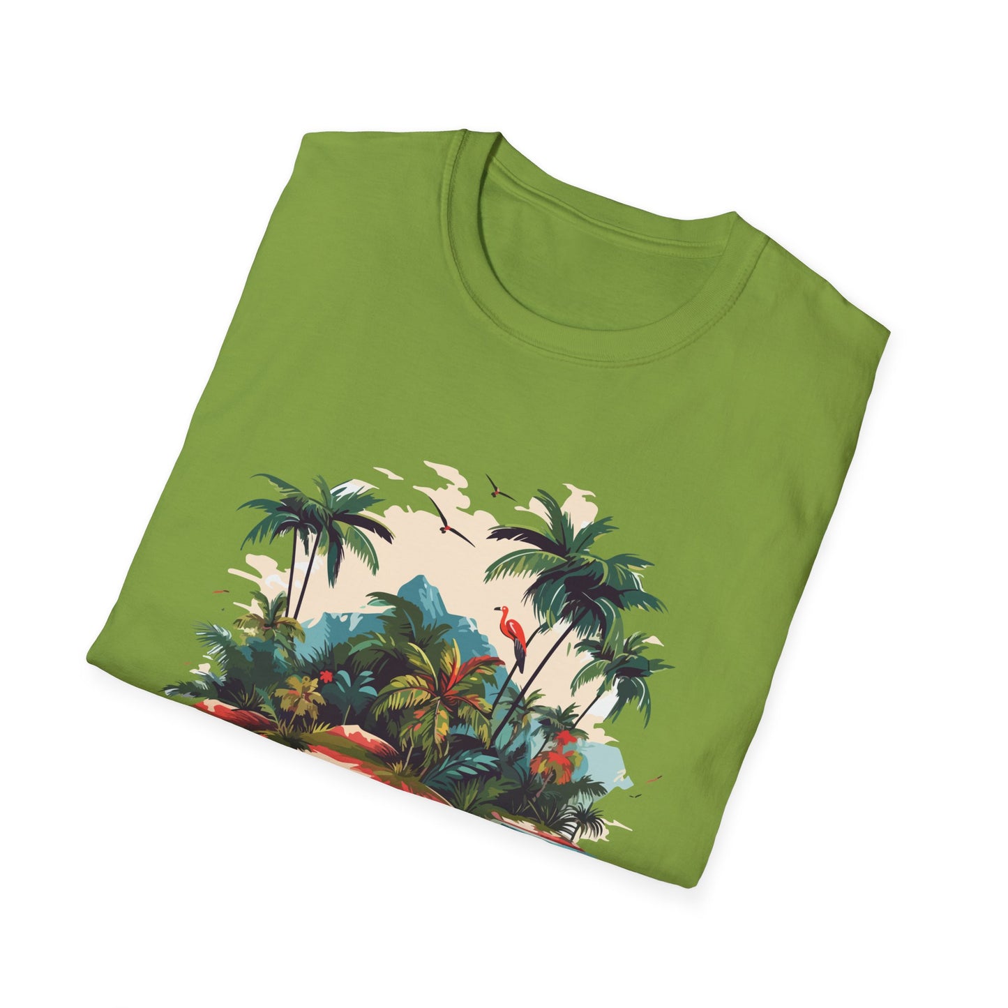 Tropical Peace T-Shirt, Casual Tee, Summer Vibes Shirt, Relaxing Island Top, Perfect for Vacations, Gifts for Beach Lovers