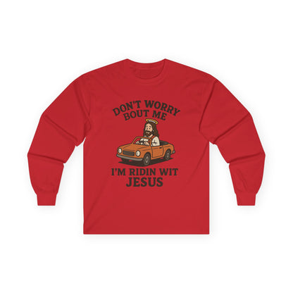 Ridin' Wit Jesus Long Sleeve Tee