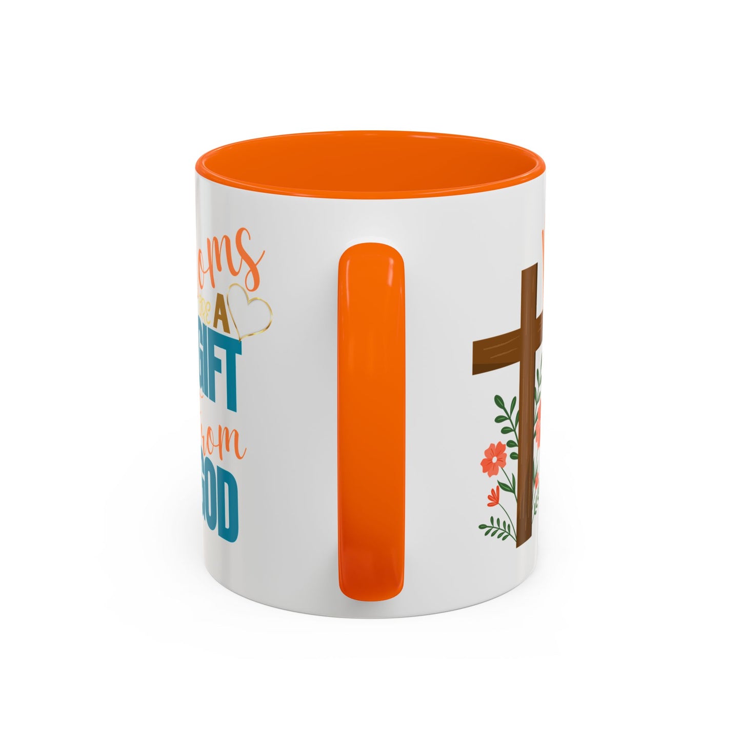 Inspirational Coffee Mug for Moms - 'Moms Are A Gift From God' Design