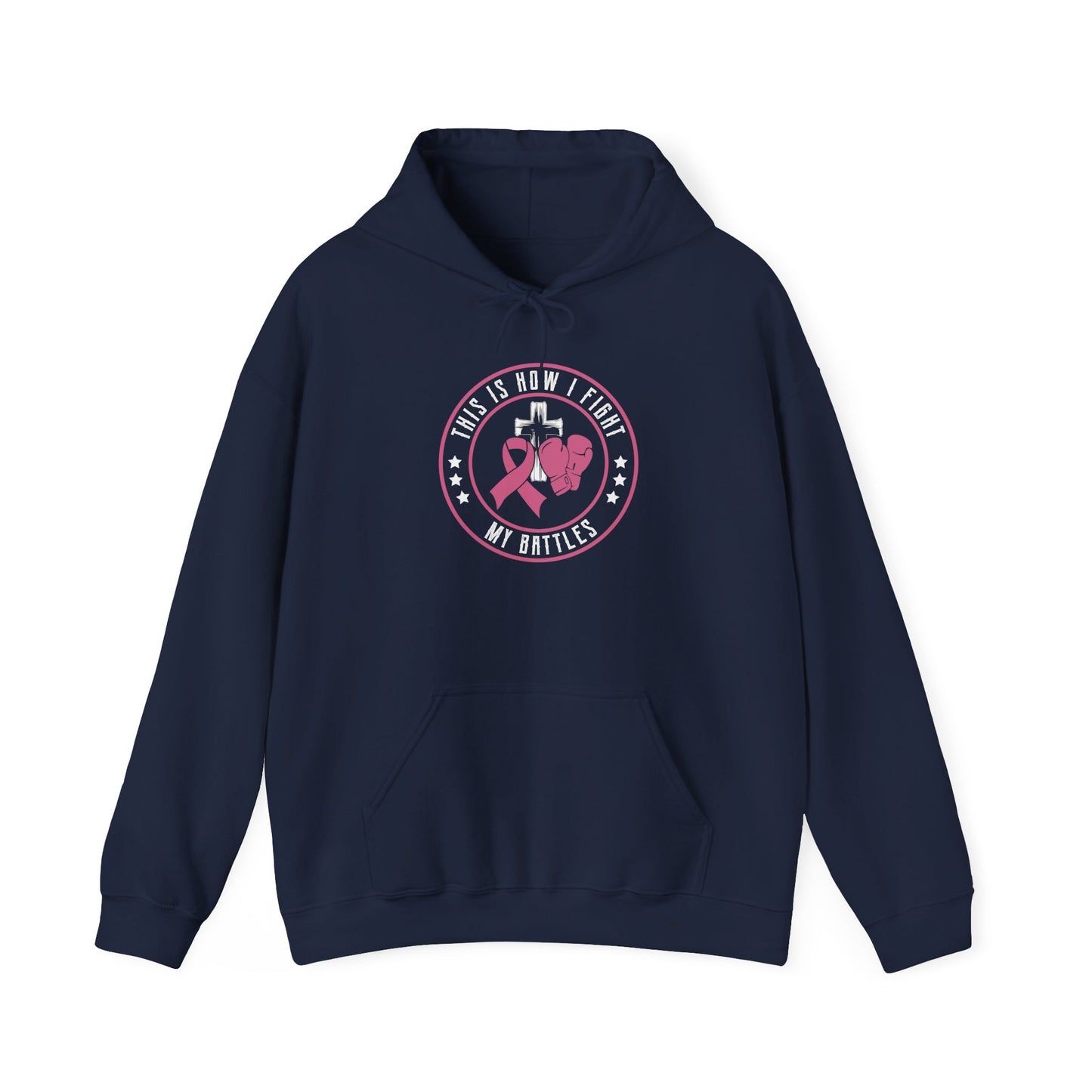 Empowering Cancer Awareness Hoodie - "This Is How I Fight My Battles"