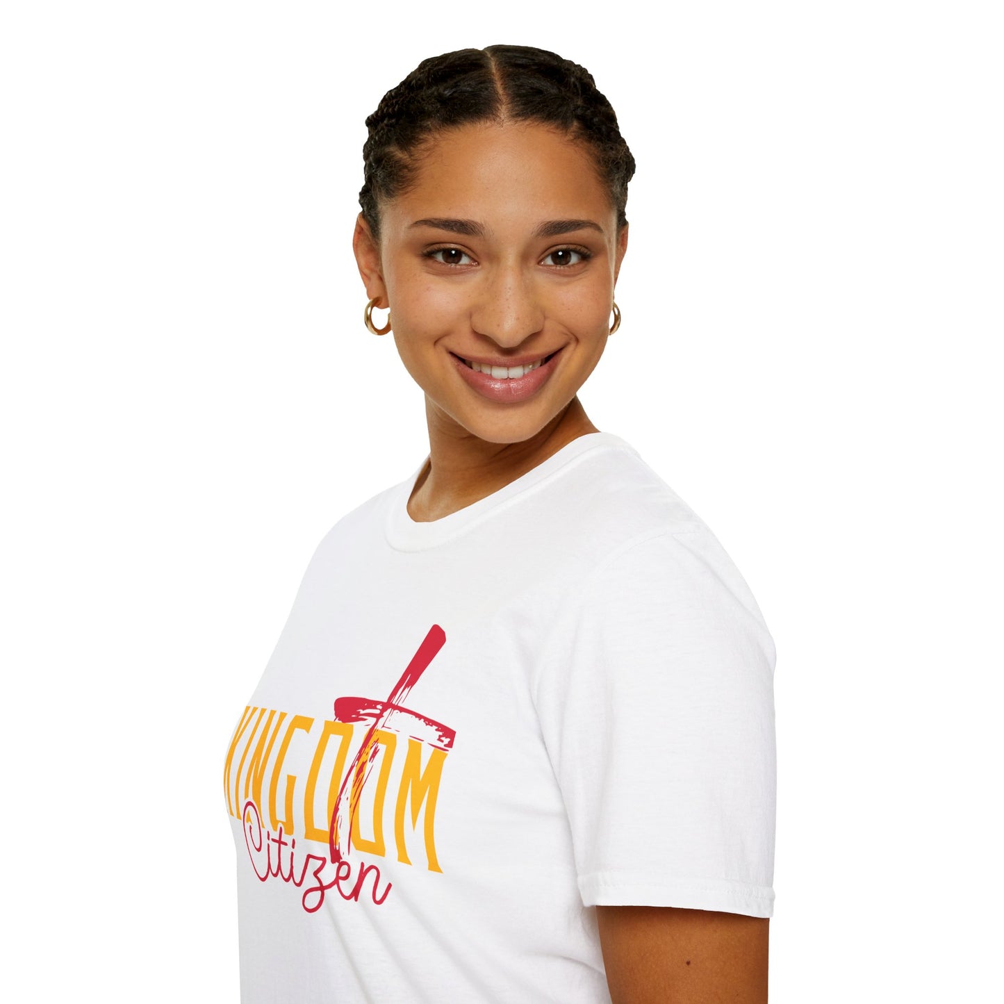 Kingdom Citizen Unisex Softstyle T-Shirt - Faith-Inspired Graphic Tee