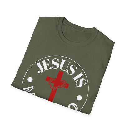 'Jesus is My Hero' Faith-Inspired Unisex Softstyle T-Shirt