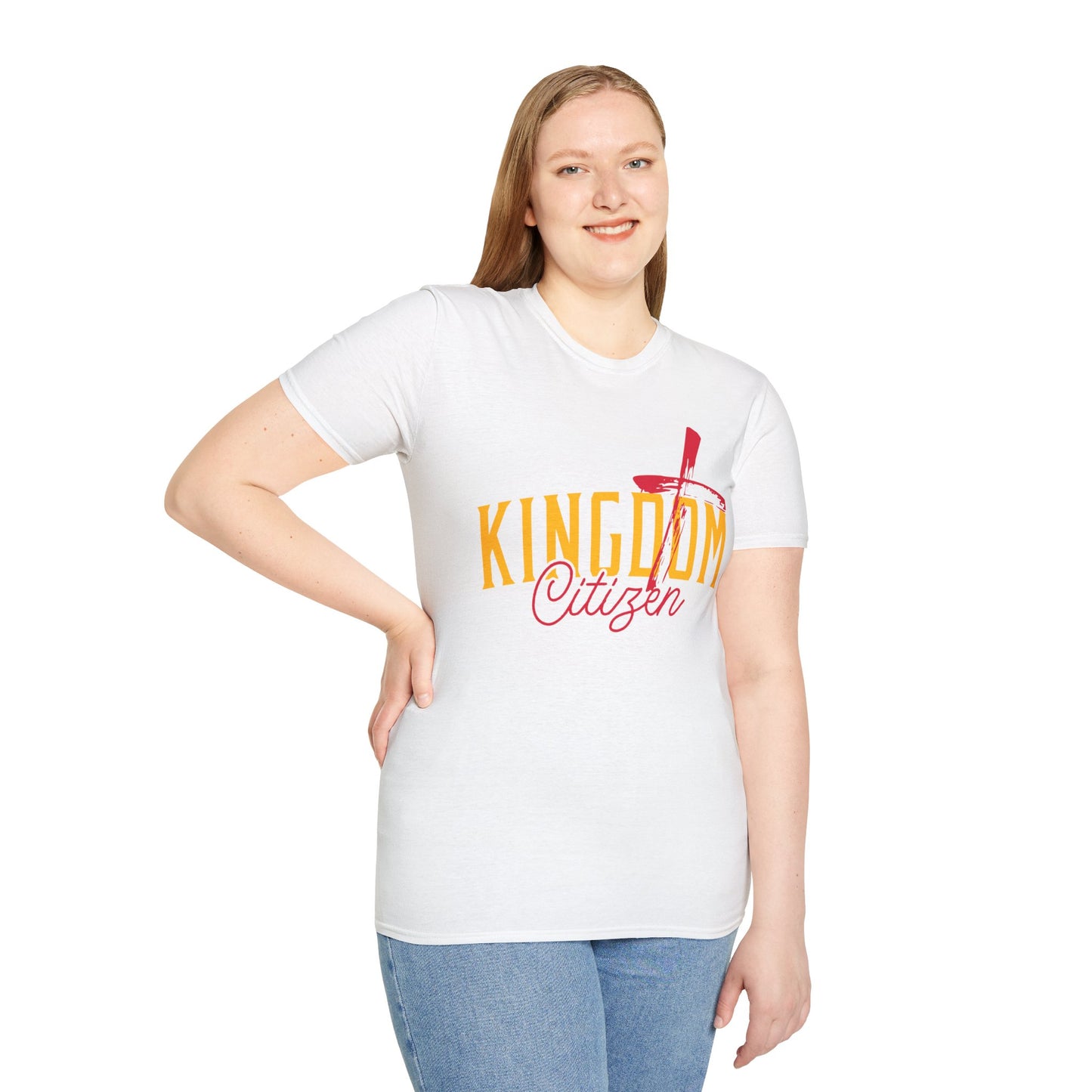 Kingdom Citizen Unisex Softstyle T-Shirt - Faith-Inspired Graphic Tee