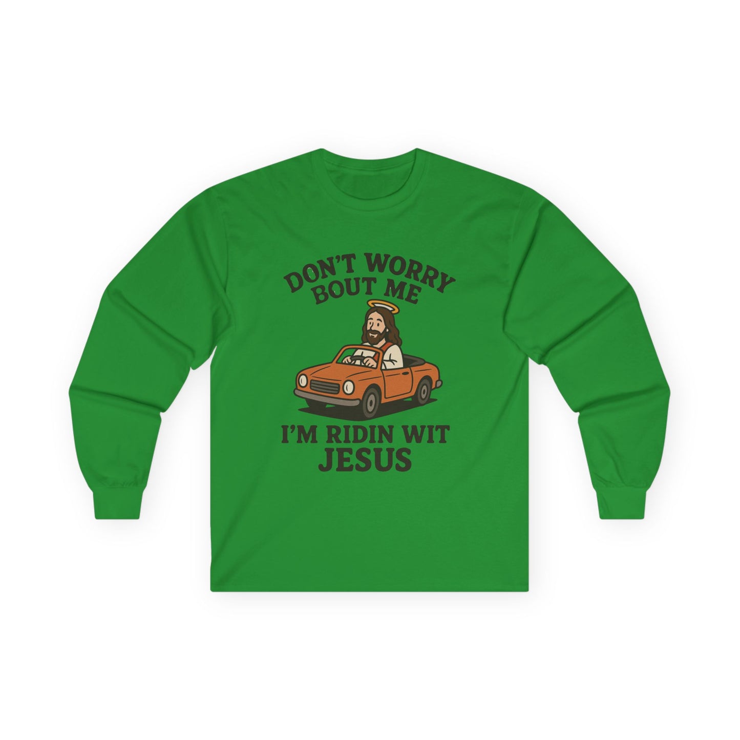 Ridin' Wit Jesus Long Sleeve Tee