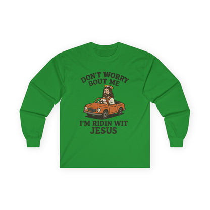 Ridin' Wit Jesus Long Sleeve Tee