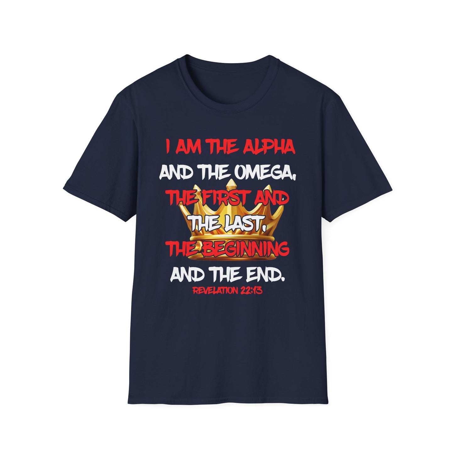 I Am The Alpha, Unisex Softstyle T-Shirt