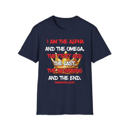 I Am The Alpha, Unisex Softstyle T-Shirt