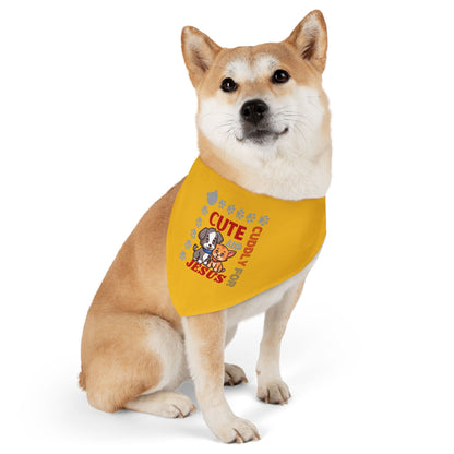 Cute and Cuddly for Jesus Pet Bandana Collar for Dogs - Stylish Accessory for Pet Lovers