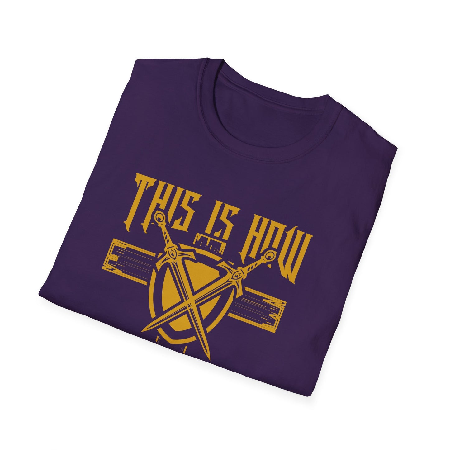 This Is How I Fight My battle, Unisex Softstyle T-Shirt