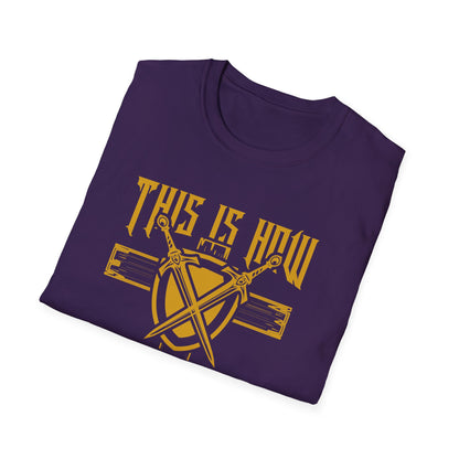 This Is How I Fight My battle, Unisex Softstyle T-Shirt