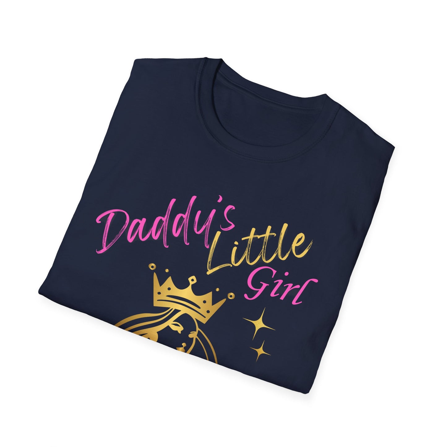 Daddy's Little Girl Unisex Softstyle T-Shirt - Cute Gift for Dads & Daughters