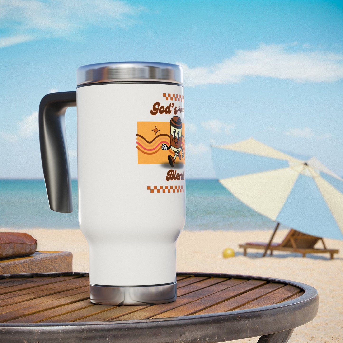 God's Special Blend Travel Mug | Stainless Steel Coffee Cup, Unique Gift, Coffee Lover's Must-Have, Fun Designs, Travel Accessory