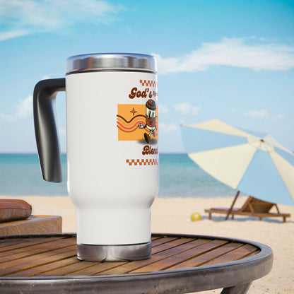 God's Special Blend Travel Mug | Stainless Steel Coffee Cup, Unique Gift, Coffee Lover's Must-Have, Fun Designs, Travel Accessory