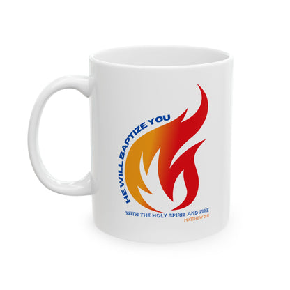 White Inspirational Ceramic Mug – 11oz & 15oz | Motivational Design for Daily Motivation