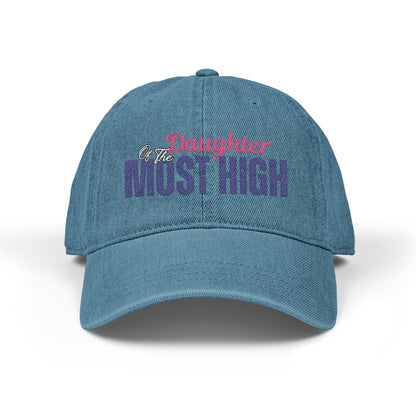 Embroidered Denim Hat - Daughter of the Most High