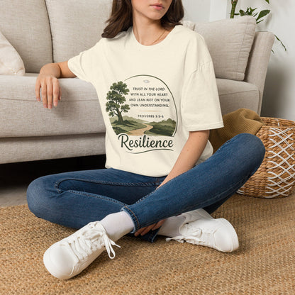 Resilience Bible Verse T‑Shirt — Proverbs 3:5-6 Inspirational Faith Tee