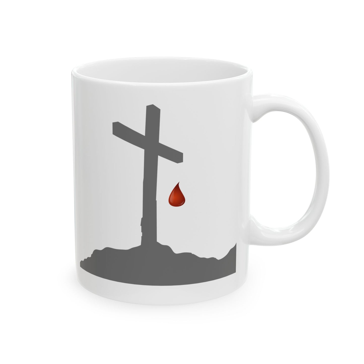 ' The Blood' Artistic Ceramic Mug - Unique Design for Coffee Lovers
