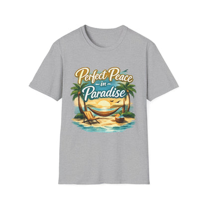 Perfect Peace in Paradise T-Shirt — Tropical Beach Graphic Tee