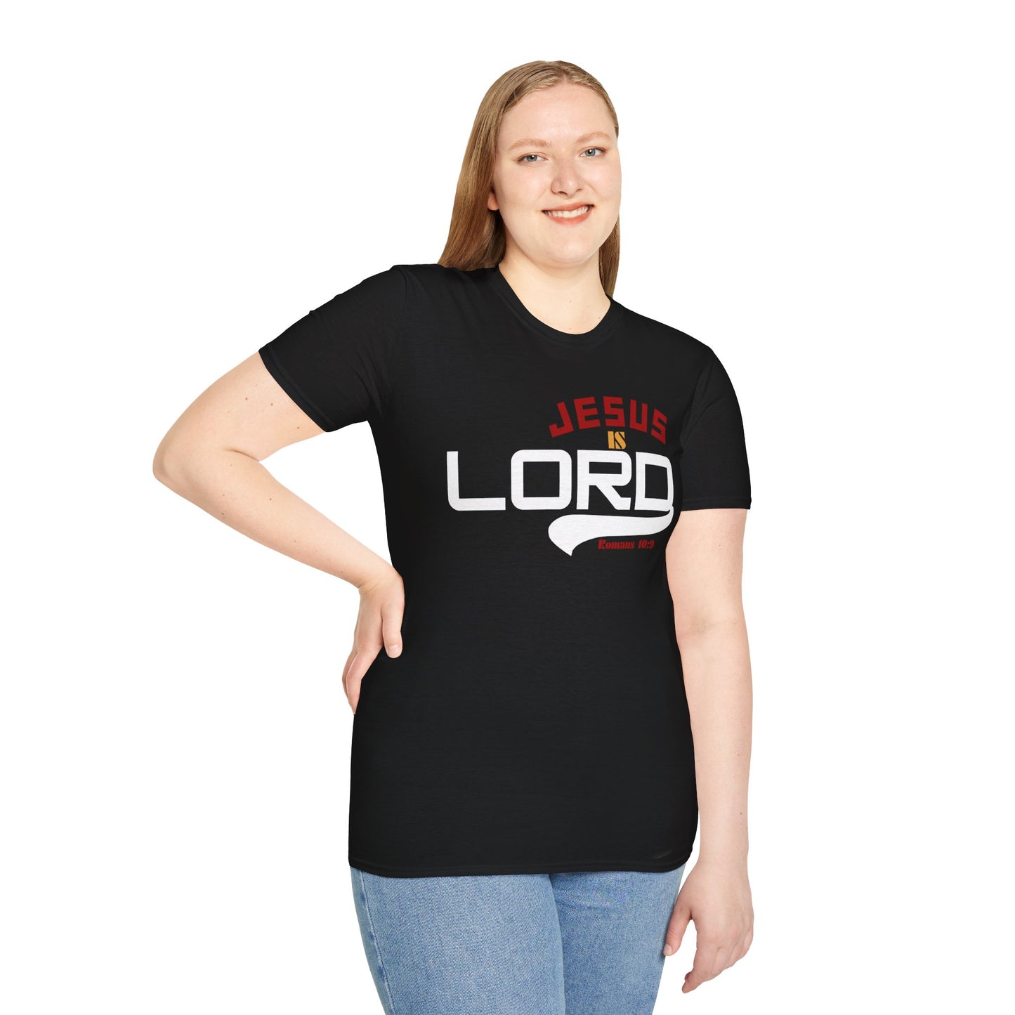 Inspirational Jesus is Lord T-Shirt | Unisex Softstyle Tee for Faith & Fellowship
