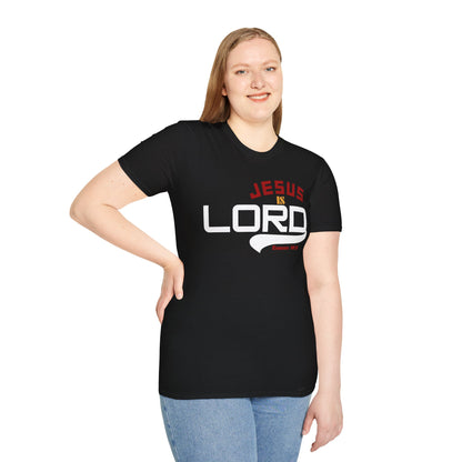 Inspirational Jesus is Lord T-Shirt | Unisex Softstyle Tee for Faith & Fellowship
