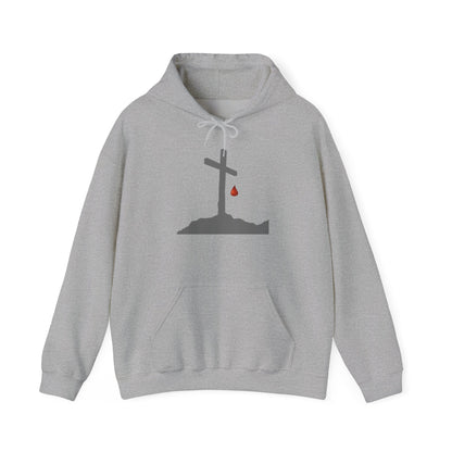 Faith-Inspired Unisex Hoodie with Cross Design