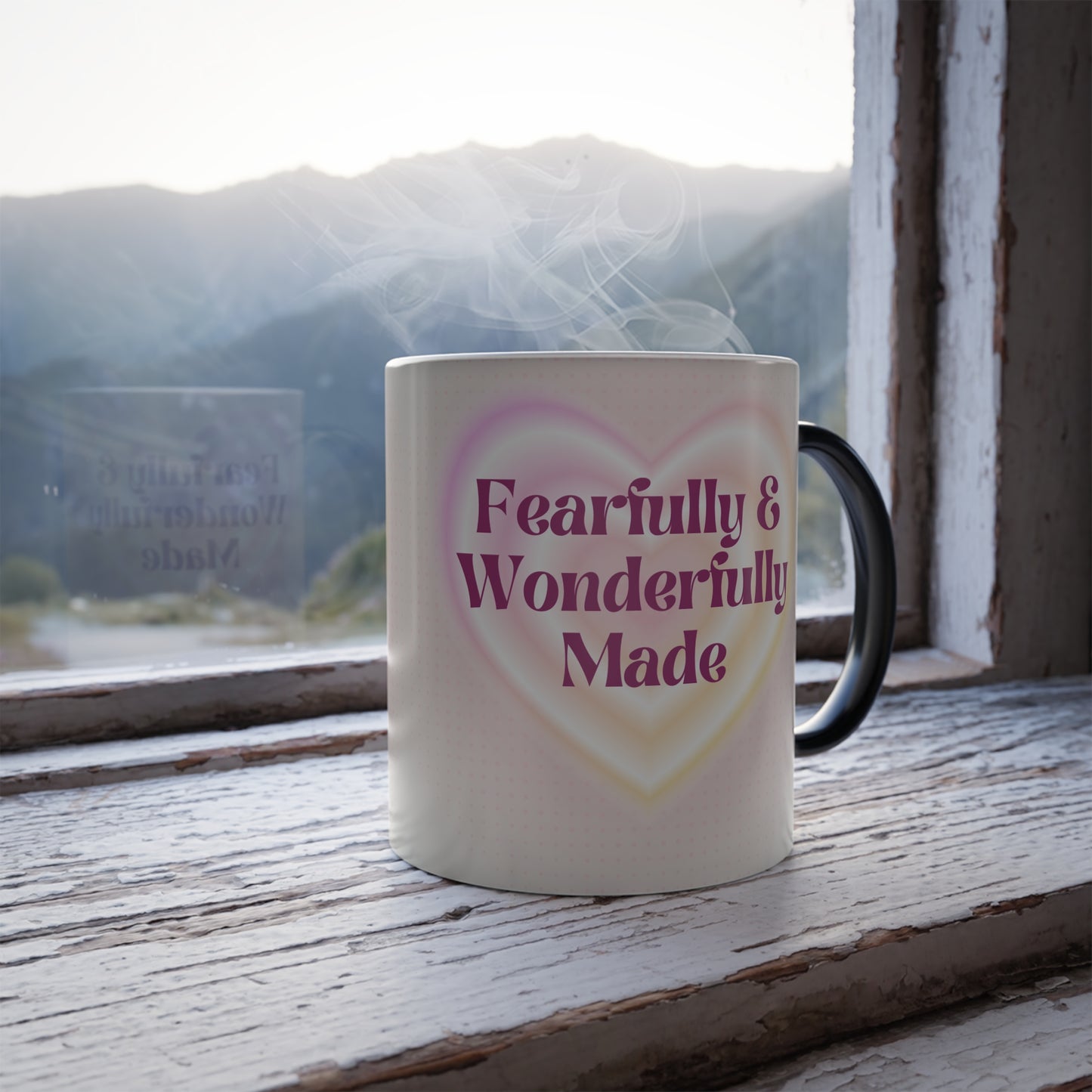 Fearfully & Wonderfully Made Color Morphing Mug - Inspirational 11oz Coffee Cup