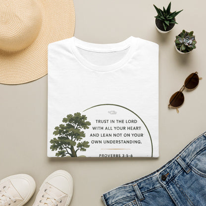 Resilience Bible Verse T‑Shirt — Proverbs 3:5-6 Inspirational Faith Tee