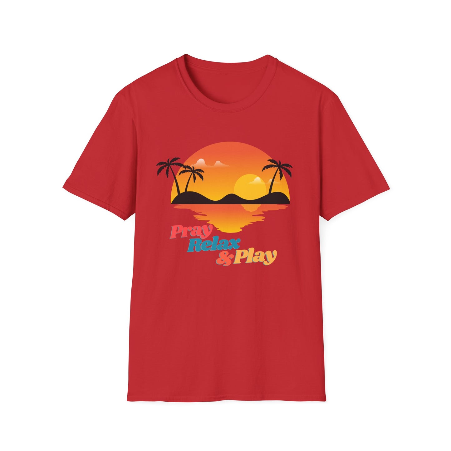Unisex Beach Vibe T-Shirt - "Pray, Relax & Play" - Summer Casual Wear, Vacation Apparel, Gift for Beach Lovers, Eco-Friendly Fashion, [...]