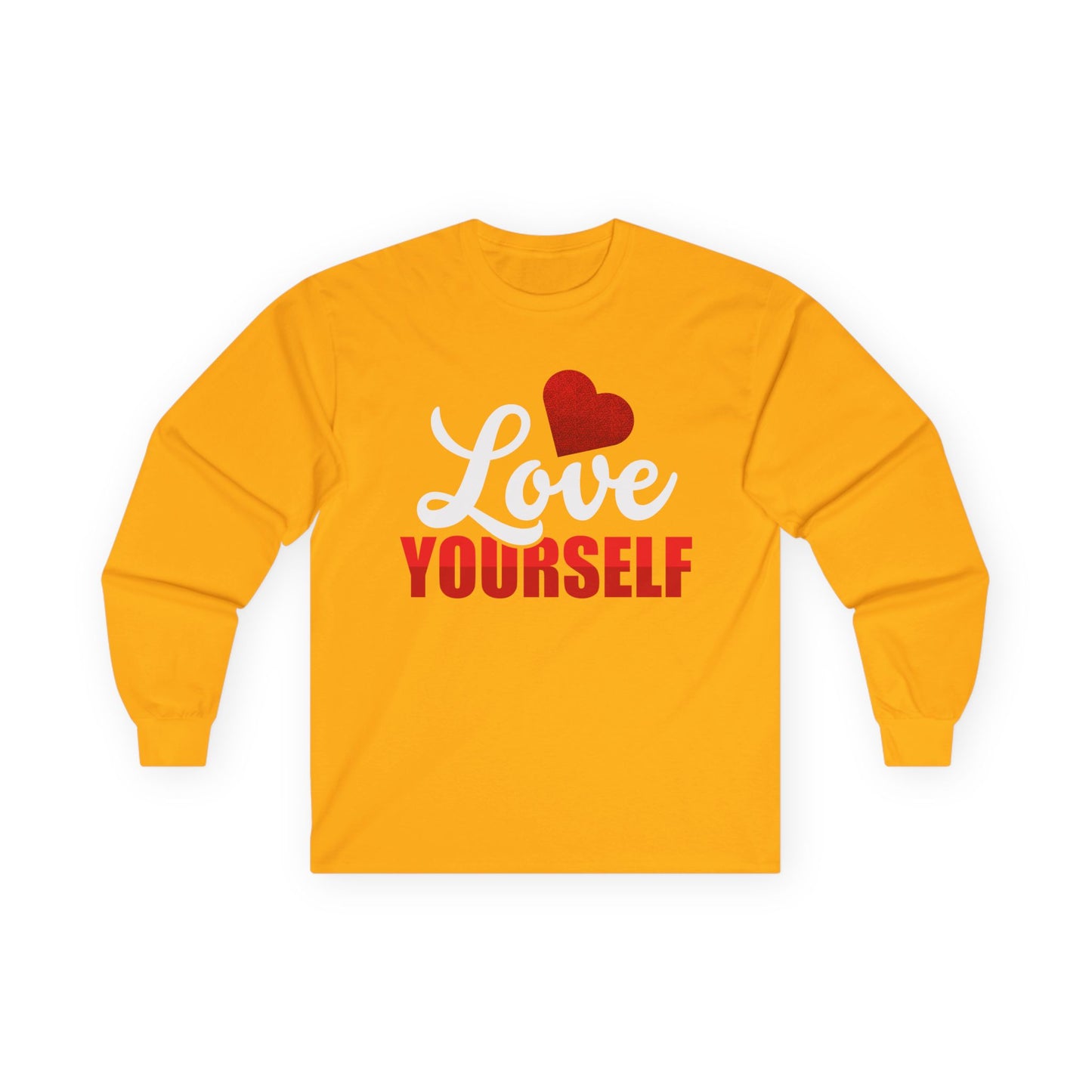 Love Yourself Long Sleeve Tee | Unisex Ultra Cotton Shirt for Self-Care