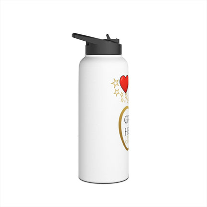 Teacher Water Bottle - "Grace in My Heart, Jesus in My Classroom" Stainless Steel Bottle