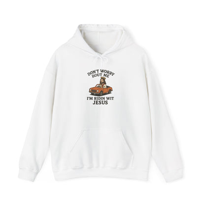 Ridin' Wit Jesus Hooded Sweatshirt